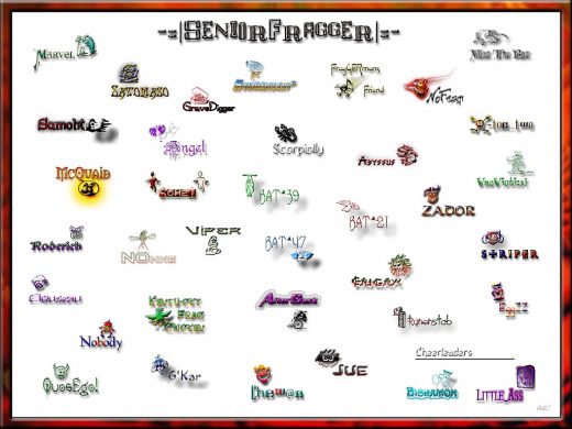 Seniorfragger Remember Tafel