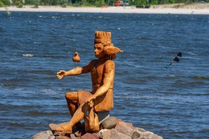 Holzfigur In Heiligenhafen