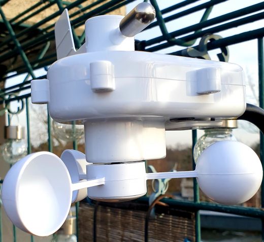 Windfahne auf der Terrasse