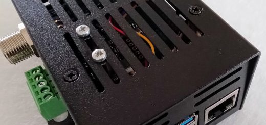 Foto - Vollständiges Gehäuse mit Raspberry Pi, Pican-M und ICM20948